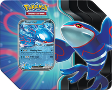 Load image into Gallery viewer, Pokemon TCG: Scarlet & Violet Azure Legends Tin Kyogre Ex