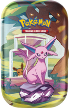 Load image into Gallery viewer, Pokemon TCG: Scarlet & Violet Prismatic Evolutions Mini Tin (MAX LIMIT 4 PER CUSTOMER/ADDRESS)