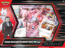 Load image into Gallery viewer, Pokémon Scarlet & Violet Team Rocket's Mewtwo Ex Collection Box