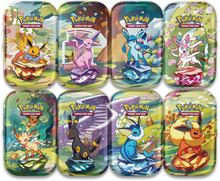 Load image into Gallery viewer, Pokemon TCG: Scarlet & Violet Prismatic Evolutions Mini Tin (MAX LIMIT 4 PER CUSTOMER/ADDRESS)