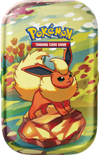 Load image into Gallery viewer, Pokemon TCG: Scarlet & Violet Prismatic Evolutions Mini Tin (MAX LIMIT 4 PER CUSTOMER/ADDRESS)