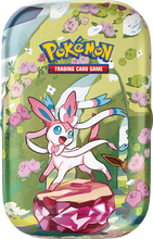Load image into Gallery viewer, Pokemon TCG: Scarlet & Violet Prismatic Evolutions Mini Tin (MAX LIMIT 4 PER CUSTOMER/ADDRESS)