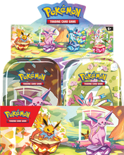 Load image into Gallery viewer, Pokemon TCG: Scarlet & Violet Prismatic Evolutions Mini Tin (MAX LIMIT 4 PER CUSTOMER/ADDRESS)