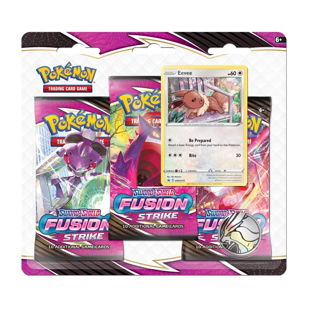 Pokémon Sword & Shield Fusion Strike 3-Pack Blister (Eevee) | SWSH08