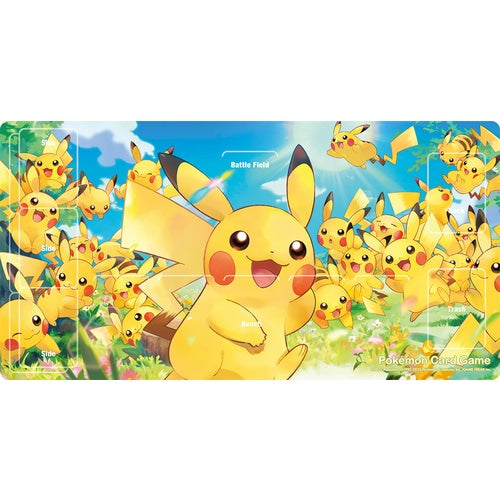 Pokemon Card Game Rubber Playmat Pikachu Large Collection