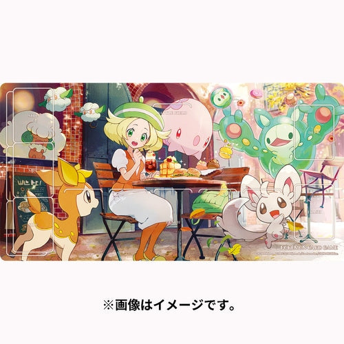 Pokémon Center Japan Rubber Playmat Bianca, Munna &amp; Minccino 2024