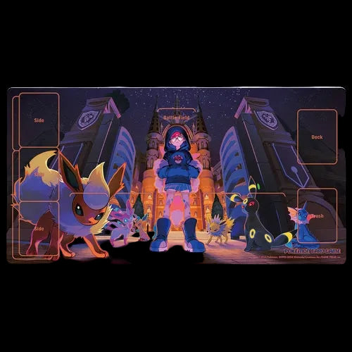 Pokémon Center Japan Rubber Playmat Cassiopeia Eeveelutions