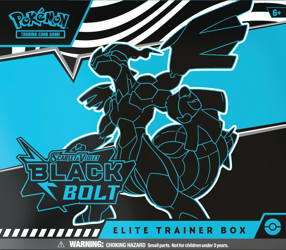 Pokemon TCG: Scarlet & Violet Black Bolt SV10.5 Elite Trainer Box (PRE-ORDER)