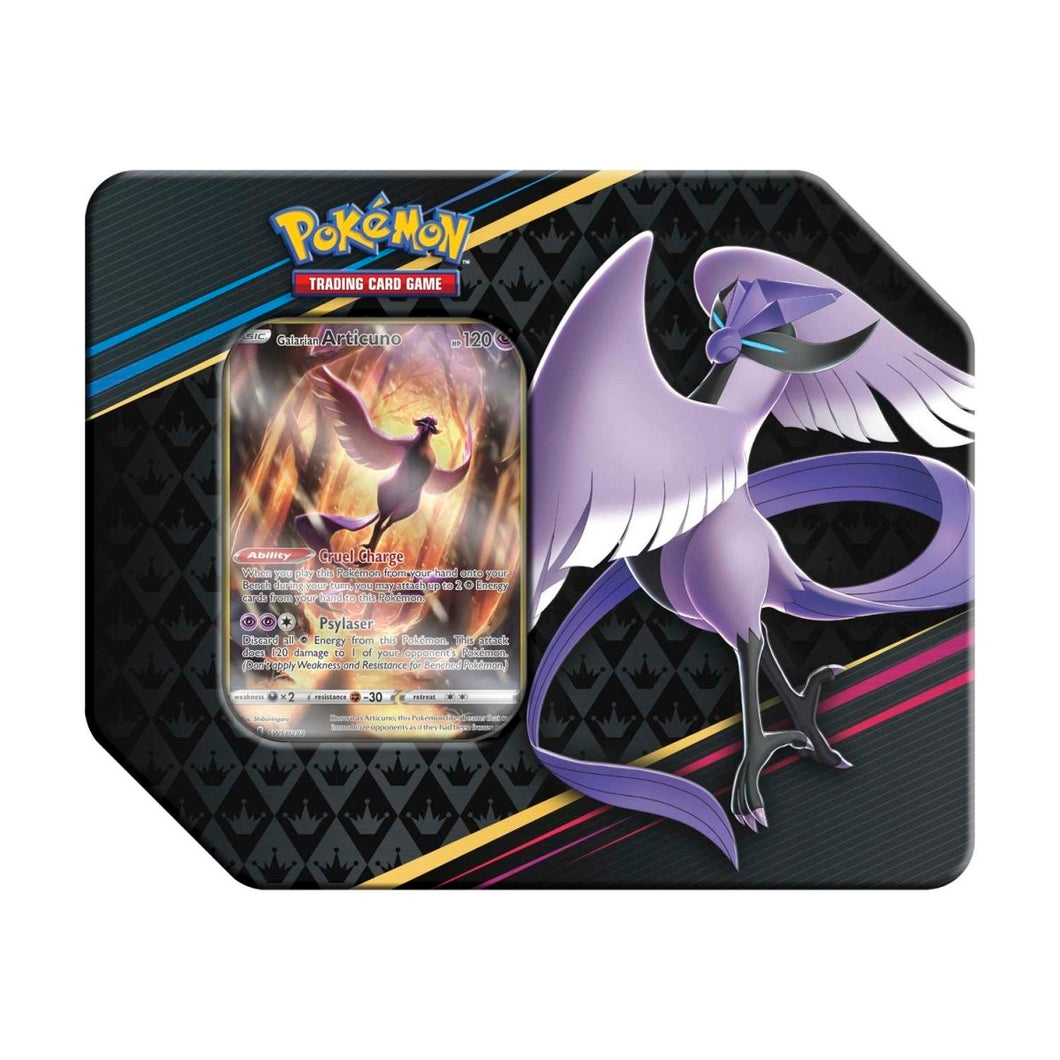 Pokemon TCG: Sword & Shield Crown Zenith Tin Galarian Articuno