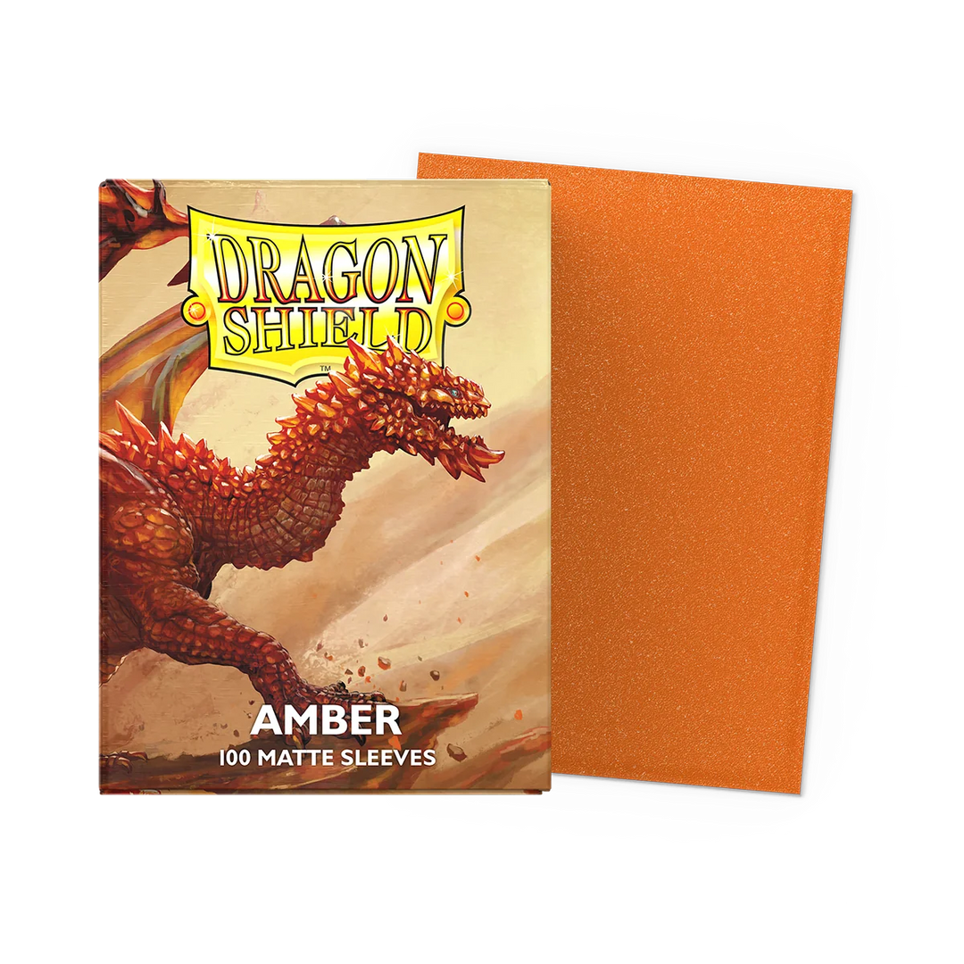 Dragon Shield Sleeves: Amber Matte