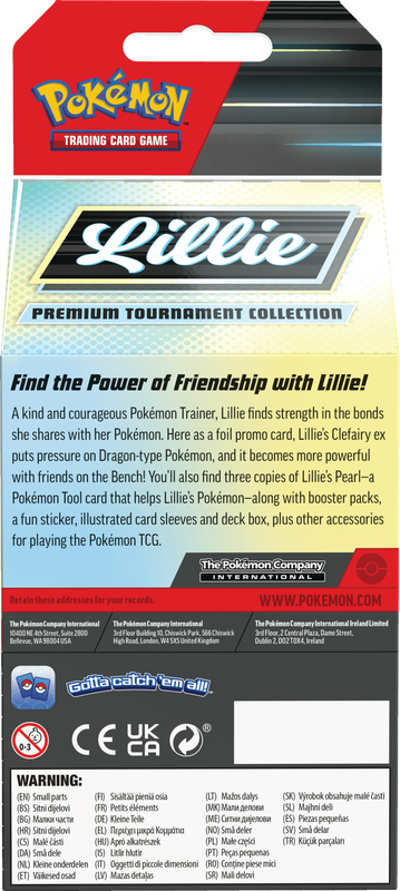 Pokémon Scarlet &amp; Violet Lillie Premium Tournament Collection Box