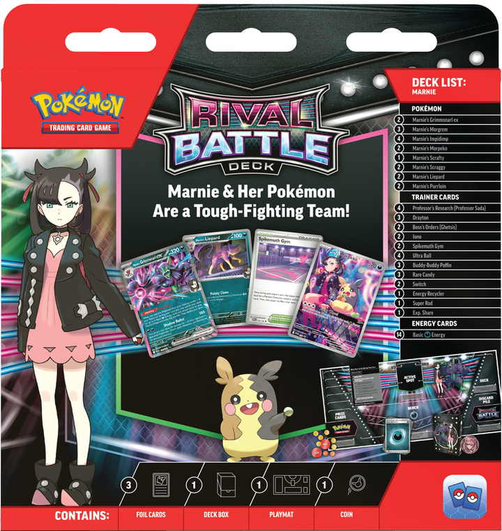 Pokémon Scarlet &amp; Violet Rival Battle Deck Box (Marnie)