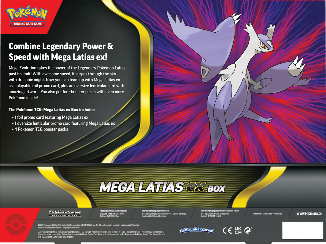 Pokémon Mega Evolution Mega Latias Ex Collection Box