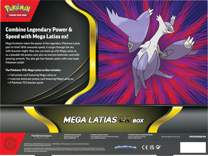 Pokémon Mega Evolution Mega Latias Ex Collection Box