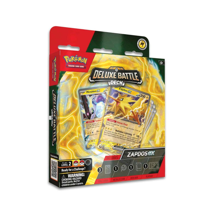 Pokémon Scarlet &amp; Violet Zapdos Ex Deluxe Battle Deck