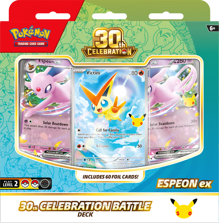 Pokémon 30th Celebration Battle Decks Espeon Ex | ME5.5 FRONT
