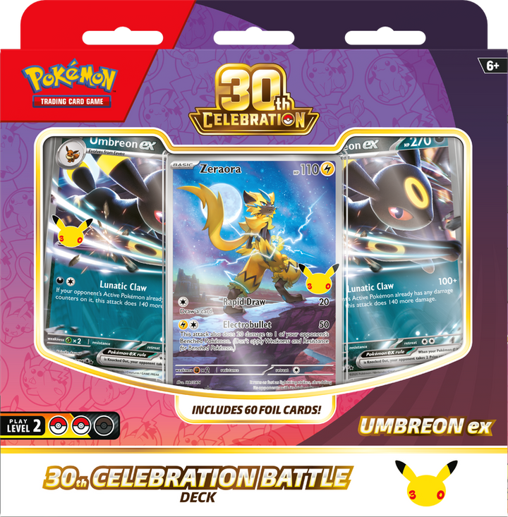 Pokémon 30th Celebration Battle Decks Umbreon Ex | ME5.5 front