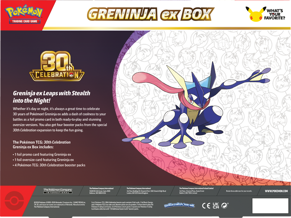 POKEMON30THCELEBRATIONGRENINJAEXBOXBACK