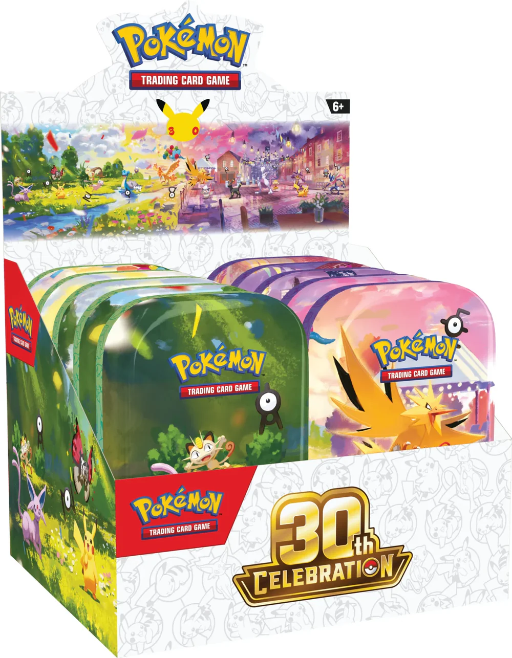 Pokémon 30th Celebration Mini Tin | ME5.5 Display