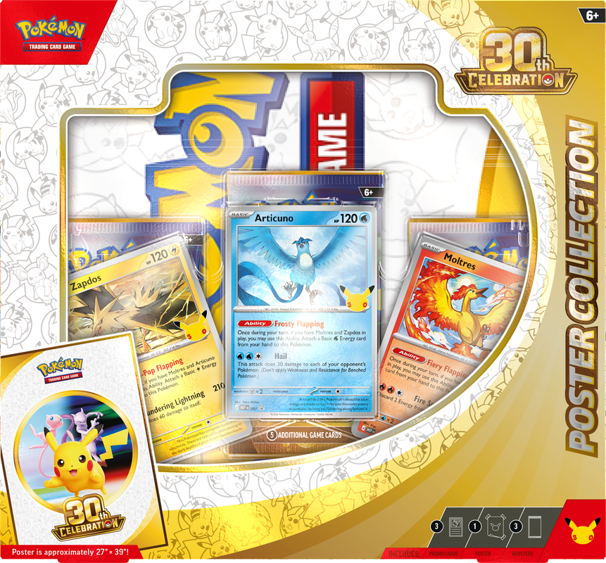 Pokémon 30th Celebration Poster Collection | ME5.5 FRONT
