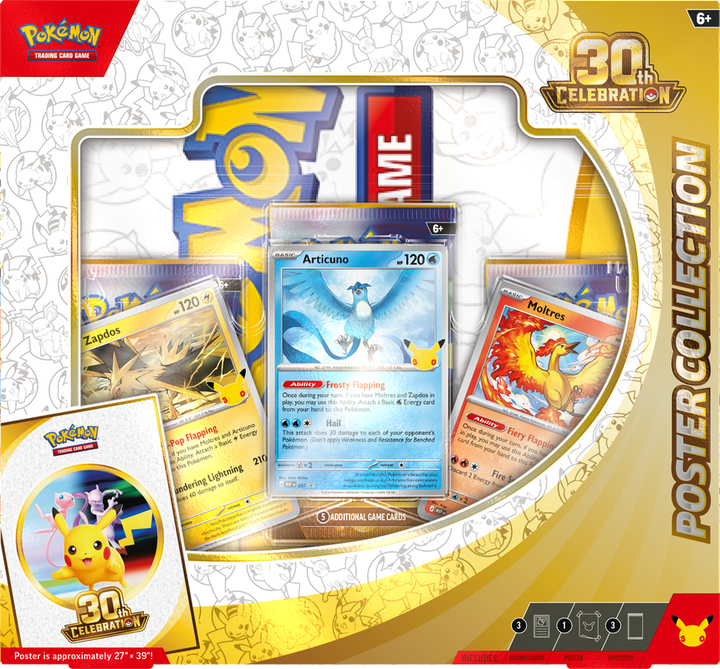 Pokémon 30th Celebration Poster Collection | ME5.5 FRONT