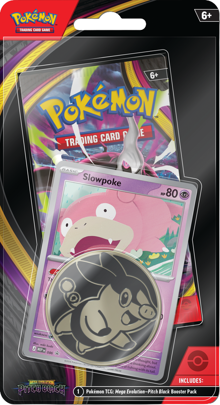 Pokémon Mega Evolution Pitch Black Checklane Blister (Slowpoke) | ME05