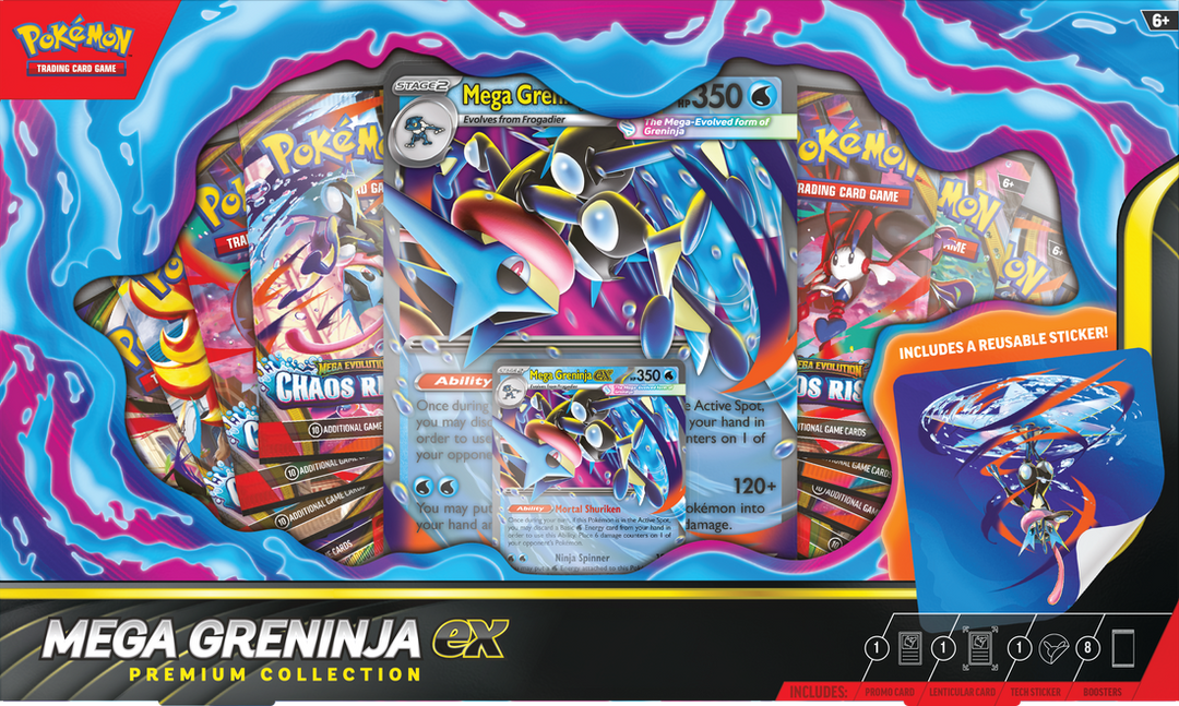 Pokémon Mega Greninja Ex Premium Collection Box