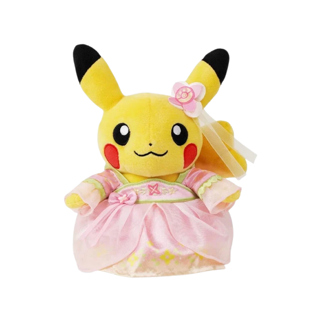 Pokémon Chinese Style Bamboo & Flower Pikachu Plush