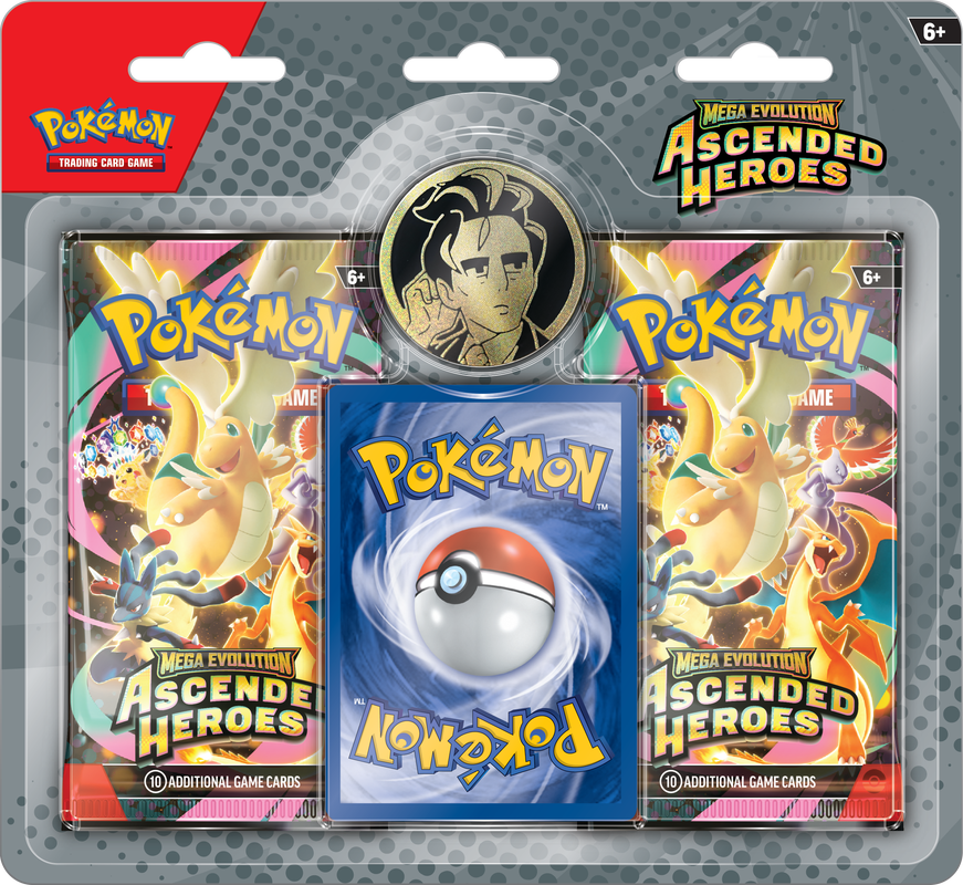 Pokémon Mega Evolution Ascended Heroes 2-Pack Blister Collection (Larry&