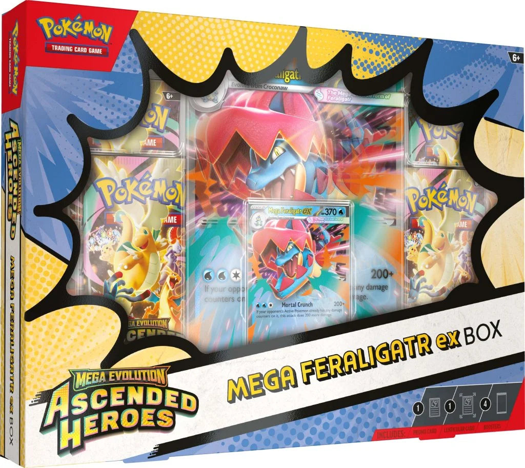 Pokémon Mega Evolution Ascended Heroes Ex Box (Mega Feraligatr Ex) | ME2.5