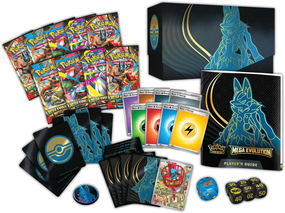 Pokémon Mega Evolution Elite Trainer Box (ETB) (Lucario) | ME01 content