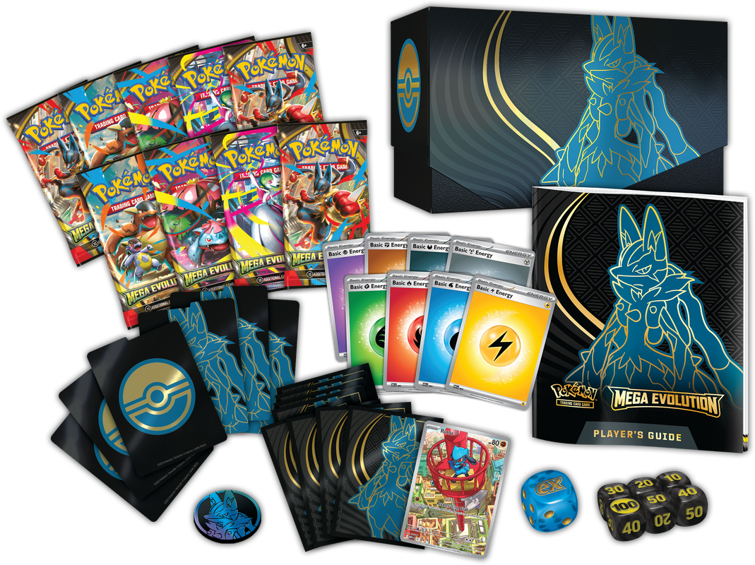 Pokémon Mega Evolution Elite Trainer Box (ETB) (Lucario) | ME01 content