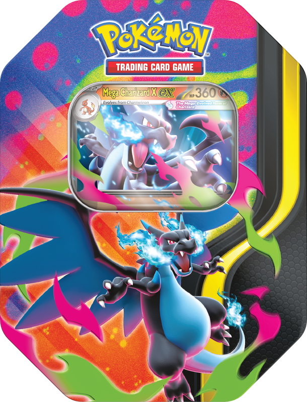 Pokémon Mega Evolution Mega Charizard X Ex Tin