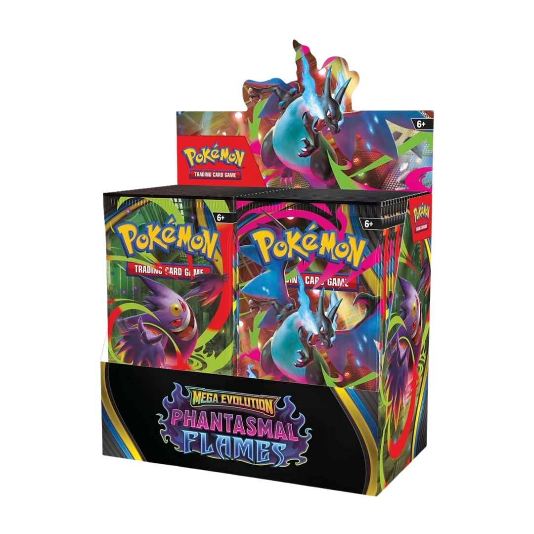 Pokémon Mega Evolution Phantasmal Flames Booster Box | ME02