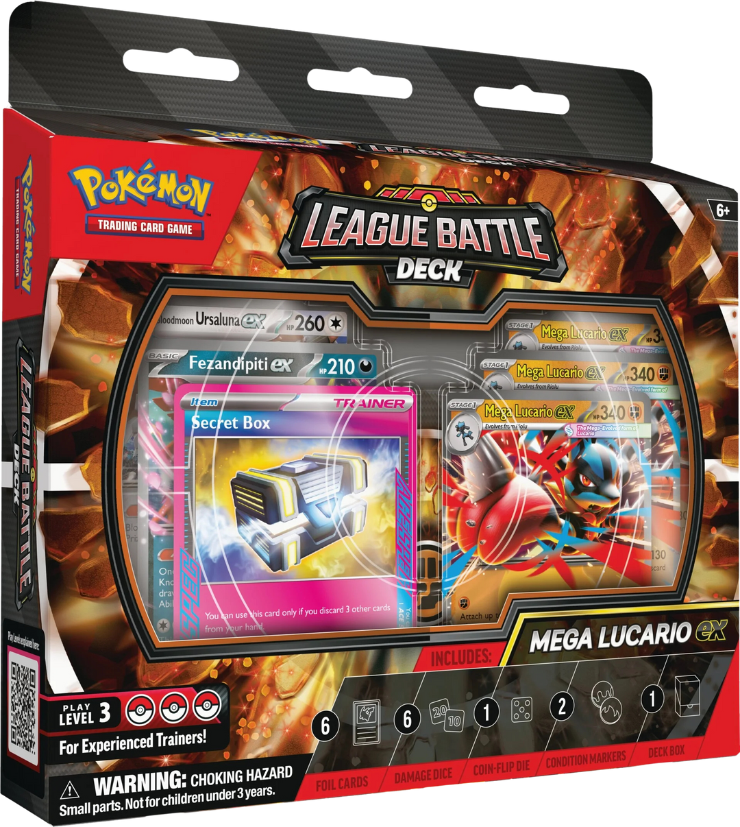Pokémon Mega Evolutions Mega Lucario Ex League Battle Deck