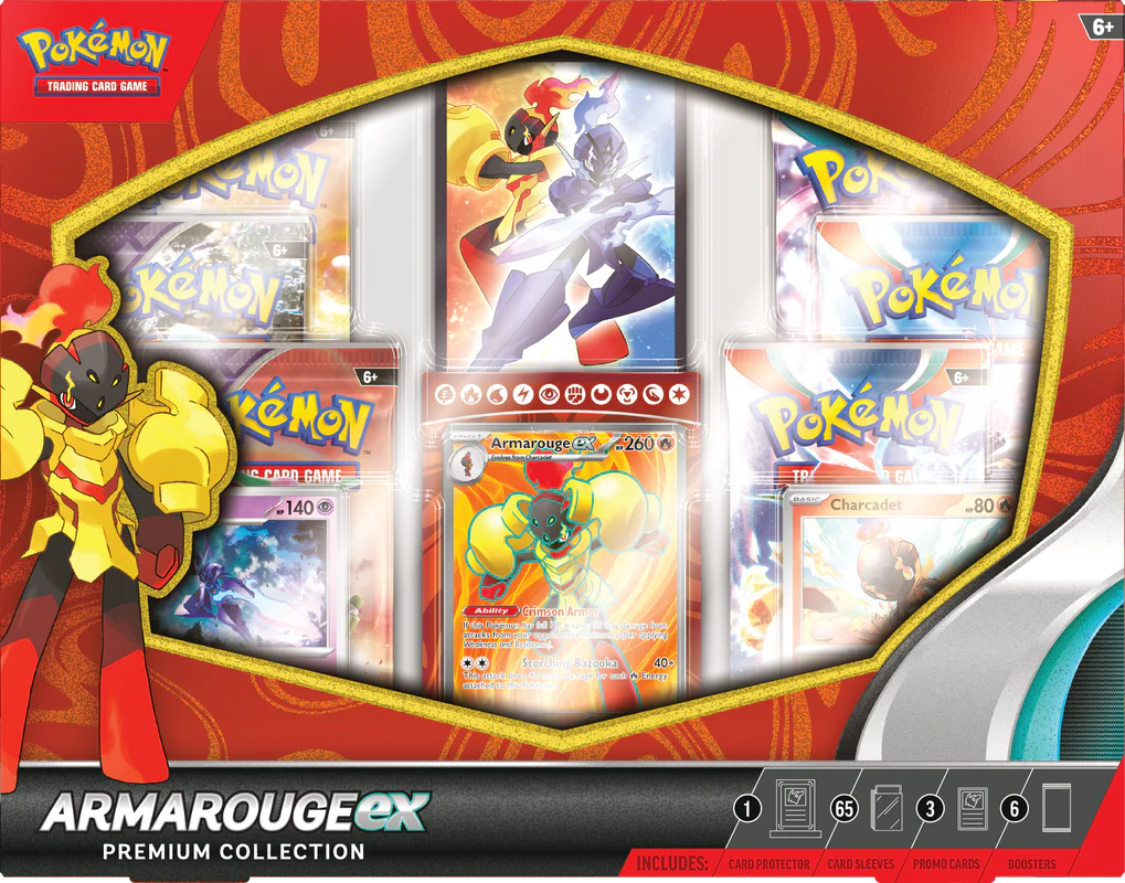 Pokémon Scarlet &amp; Violet Armarouge Ex Premium Collection Box