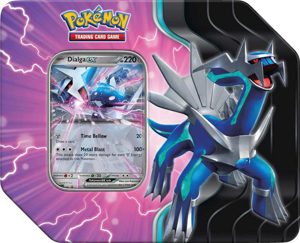 Pokémon Scarlet &amp; Violet Azure Legends Tin (Dialga Ex)