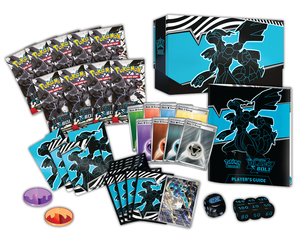 Pokémon Scarlet & Violet Black Bolt Elite Trainer Box (ETB) | SV10.5B - contents
