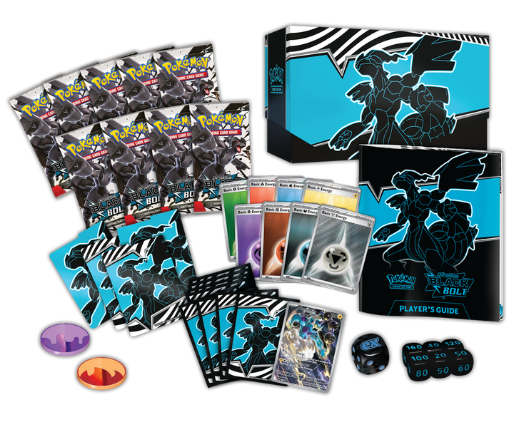Pokémon Scarlet &amp; Violet Black Bolt Elite Trainer Box (ETB) | SV10.5B - contents