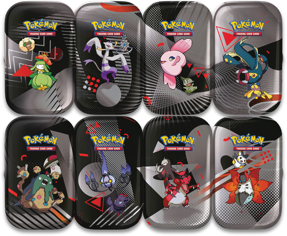 Pokémon Scarlet &amp; Violet Black Bolt &amp; White Flare Unova Mini Tin | SV10.5