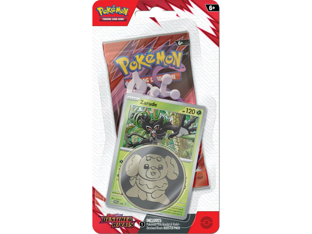 Pokémon Scarlet &amp; Violet Destined Rivals Checklane Blister (Zarude) | SV10