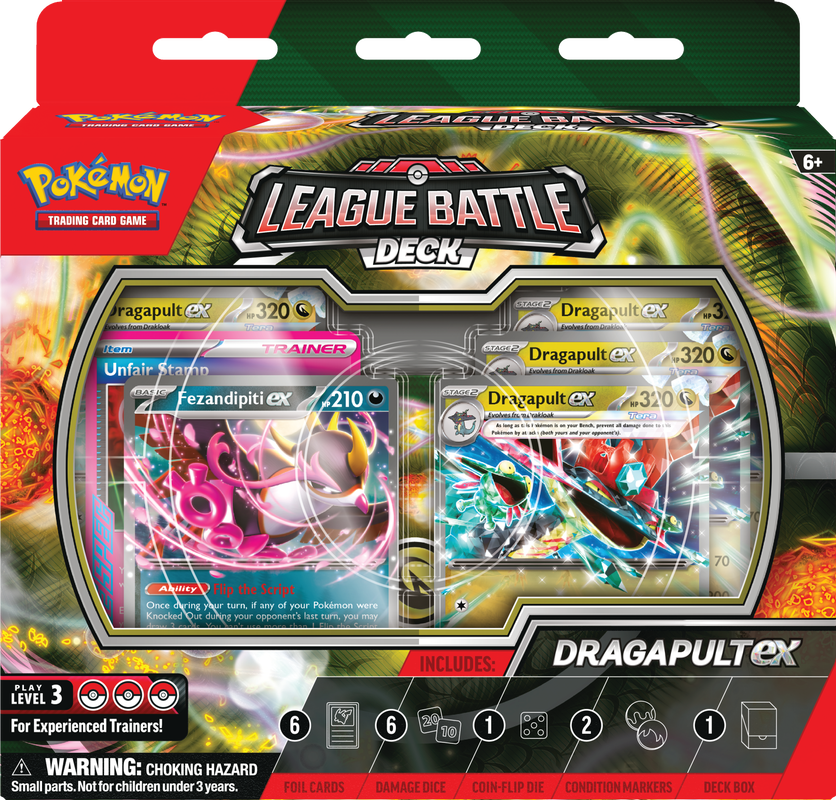 Pokémon Scarlet &amp; Violet Dragapult Ex League Battle Deck