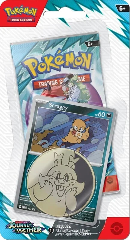 Pokémon Scarlet &amp; Violet Journey Together Checklane Blister (Scraggy) | SV09