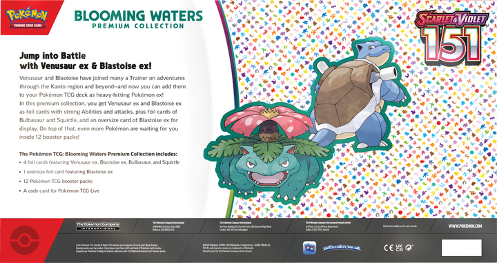 Pokémon Scarlet &amp; Violet Mew 151 Blooming Water Premium Collection Box | SV3.5 - back