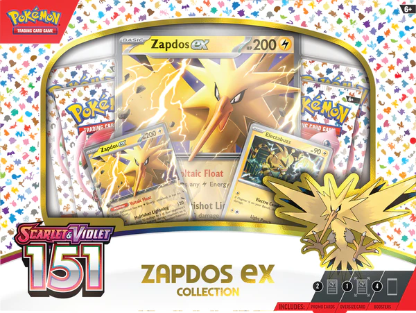 Pokémon Scarlet &amp; Violet Mew 151 Collection Box (Zapdos Ex) | SV3.5