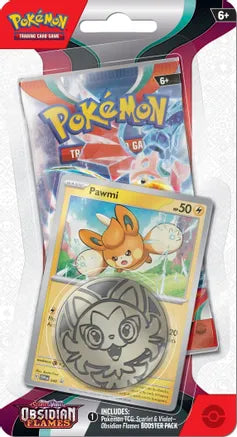 Pokémon Scarlet &amp; Violet Obsidian Flames Checklane Blister (Pawmi) | SV03
