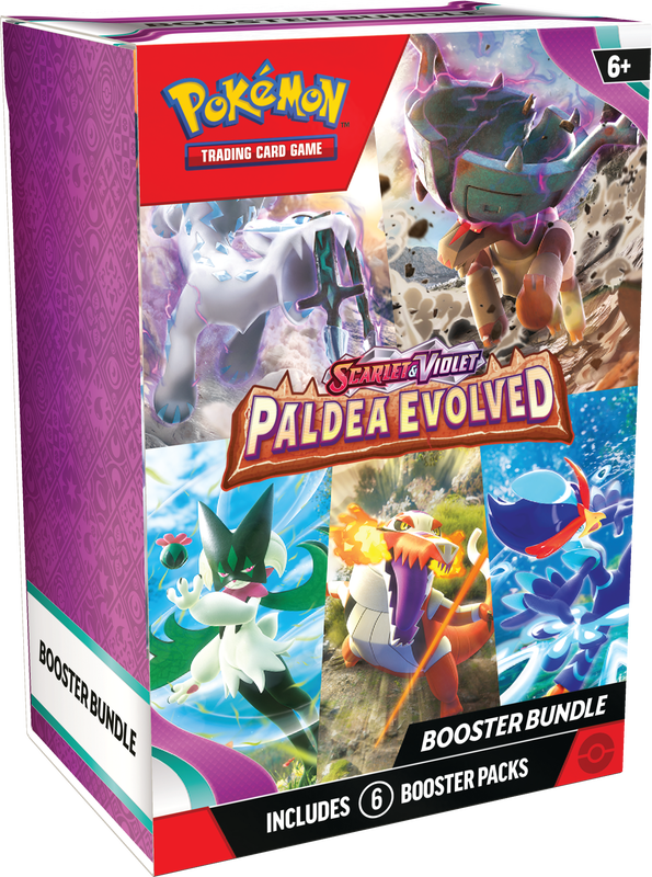 Pokémon Scarlet &amp; Violet Paldea Evolved Booster Bundle | SV02