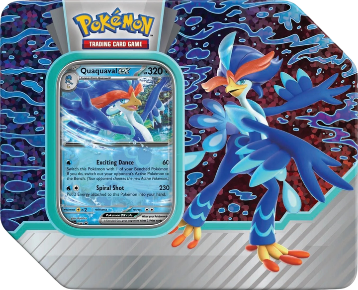 Pokémon Scarlet &amp; Violet Paldea Partners Tin (Quaquaval ex)