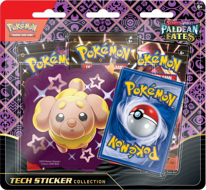 Pokémon Scarlet &amp; Violet Paldean Fates Tech Sticker Collection (Fidough) | SV4.5