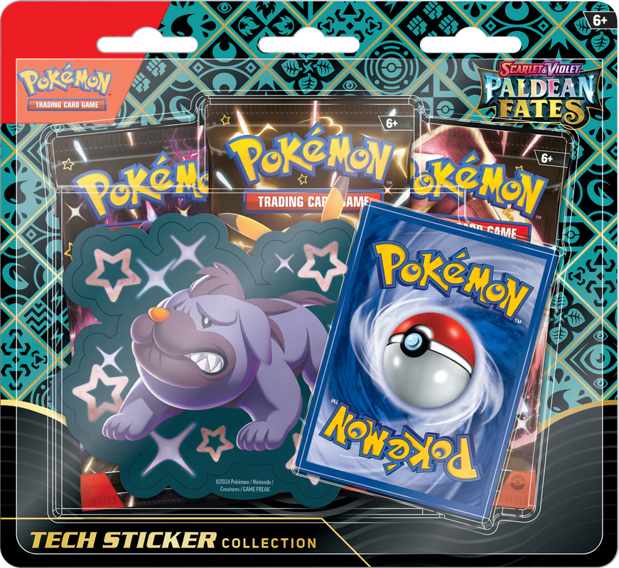 Pokémon Scarlet &amp; Violet Paldean Fates Tech Sticker Collection (Maschiff) | SV4.5